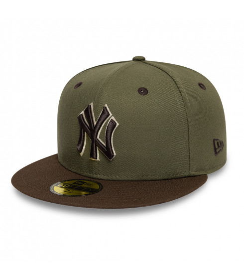 Gorra 59Fifty MLB New York Yankees Camouflage Color Verde
