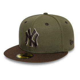 Gorra 59Fifty MLB New York Yankees Camouflage Color Verde