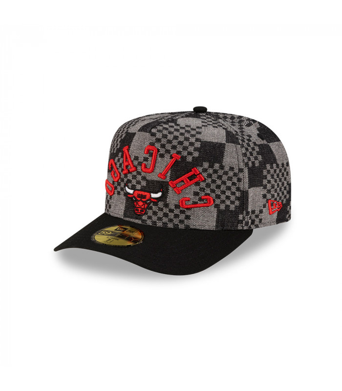 Gorra 59Fifty NBA Chicago Bulls NBA Past Negro