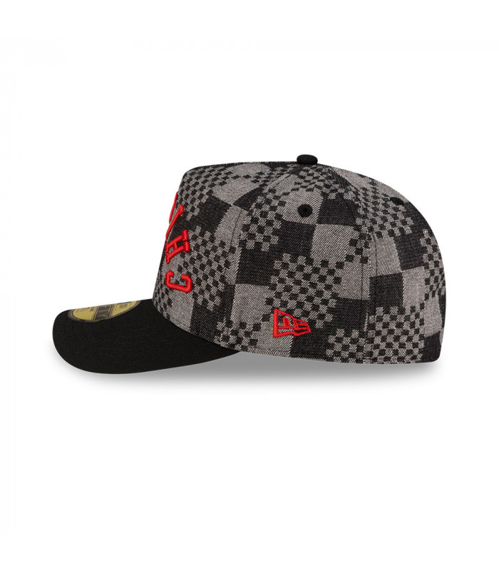 Gorra 59Fifty NBA Chicago Bulls NBA Past Negro