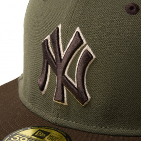 Gorra 59Fifty MLB New York Yankees Camouflage Color Verde