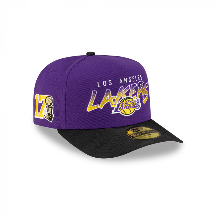 Gorra 59Fifty NBA Los Angeles Lakers NBA Past Purpura