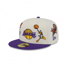 Gorra 59Fifty NBA Los Angeles Lakers Space Jam Morado