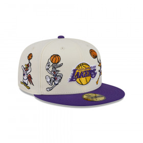 Gorra 59Fifty NBA Los Angeles Lakers Space Jam Morado