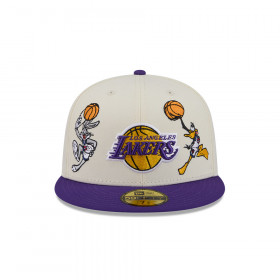 Gorra 59Fifty NBA Los Angeles Lakers Space Jam Morado