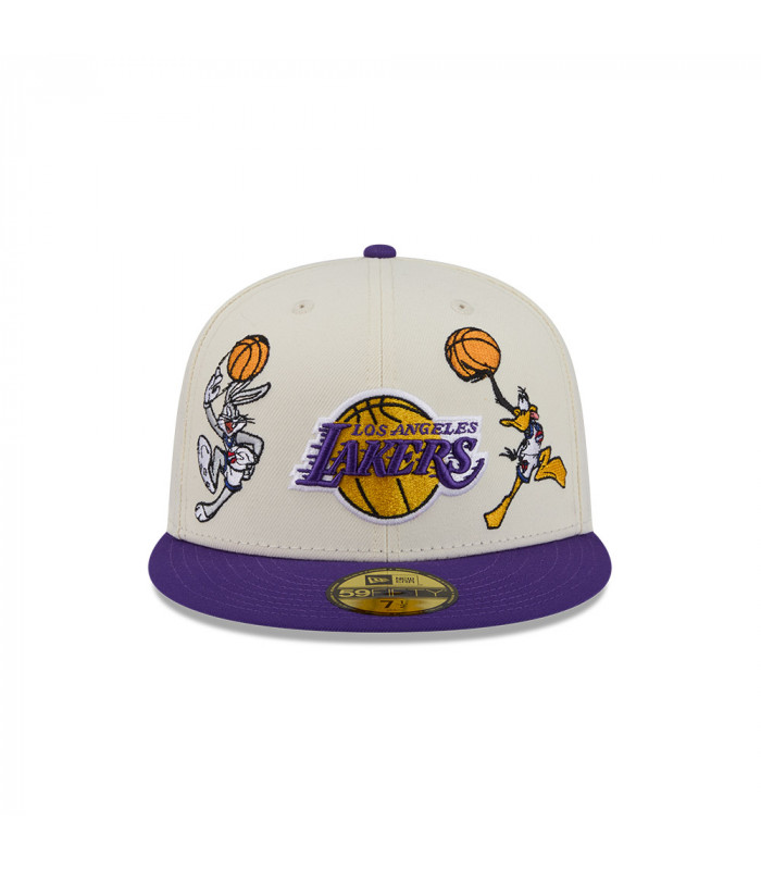 Gorra 59Fifty NBA Los Angeles Lakers Space Jam Morado