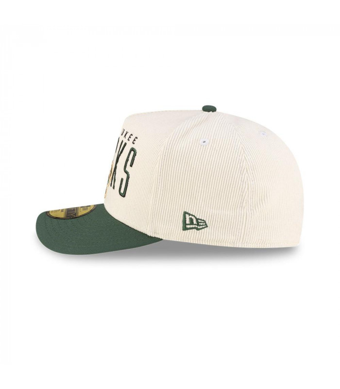Gorra 59Fifty NBA Milwaukee Bucks NBA Past Verde