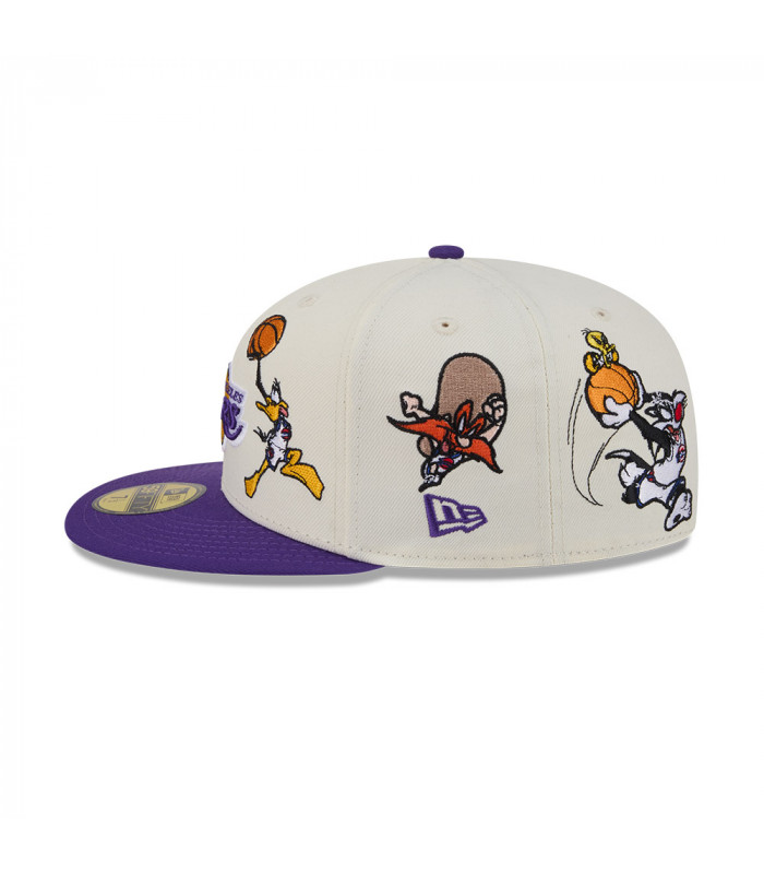 Gorra 59Fifty NBA Los Angeles Lakers Space Jam Morado