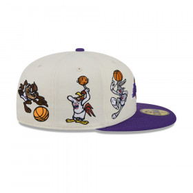 Gorra 59Fifty NBA Los Angeles Lakers Space Jam Morado