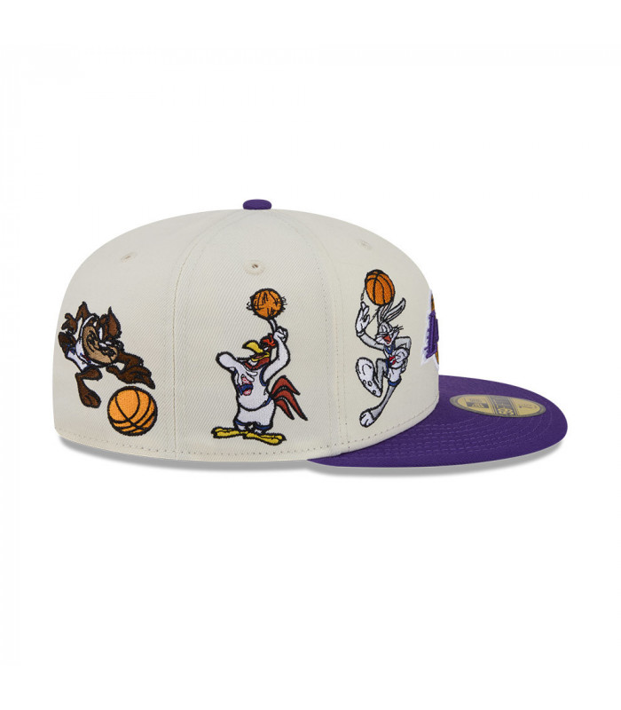 Gorra 59Fifty NBA Los Angeles Lakers Space Jam Morado