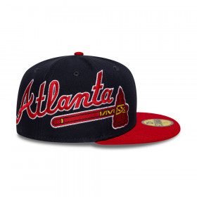 Gorra 59Fifty MLB Atlanta Braves MLB Multi Logo Azul