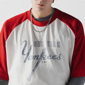 Polera MLB New York Yankees Premium Baseball Blanco