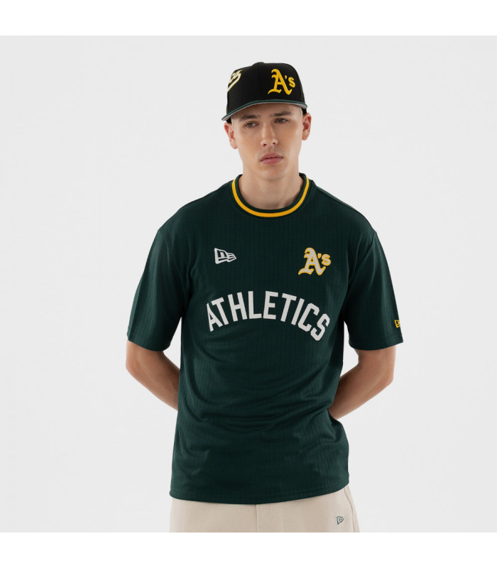 Polera MLB Oakland Athletics Premium Baseball Verde