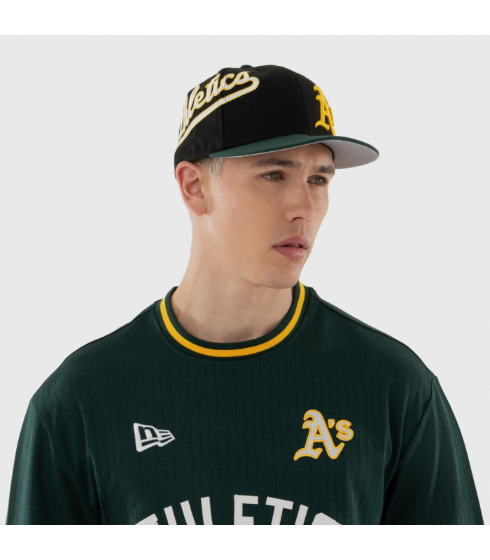 Polera MLB Oakland Athletics Premium Baseball Verde