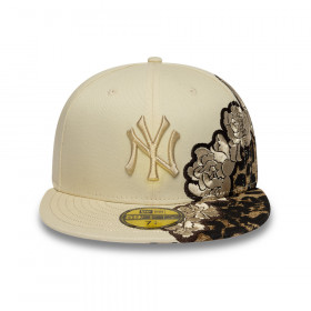 Gorra 59Fifty MLB New York Yankees Floral Pack Beige
