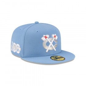 Gorra 59Fifty NHL Chicago Blackhawks Refresh Celeste