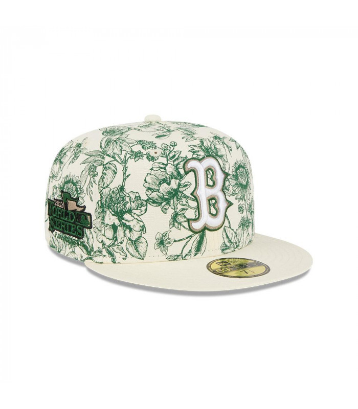 Gorra 59Fifty MLB Bos Red Sox Spring Floral 59Fifty Blanco