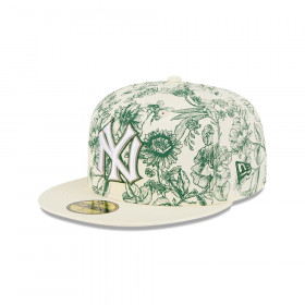 Gorra 59Fifty MLB Ny Yankees Spring Floral 59Fifty Blanco