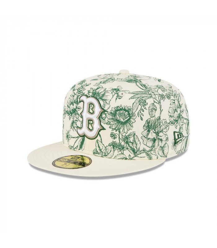 Gorra 59Fifty MLB Bos Red Sox Spring Floral 59Fifty Blanco