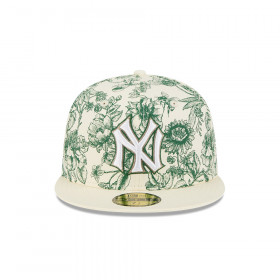 Gorra 59Fifty MLB Ny Yankees Spring Floral 59Fifty Blanco