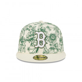 Gorra 59Fifty MLB Bos Red Sox Spring Floral 59Fifty Blanco