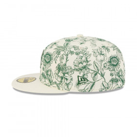 Gorra 59Fifty MLB Bos Red Sox Spring Floral 59Fifty Blanco