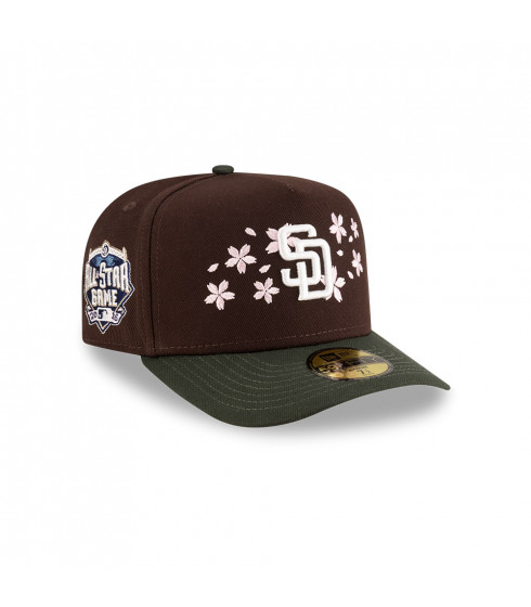 Gorra 59Fifty MLB San Diego Padres Cherry Blossom Marrón