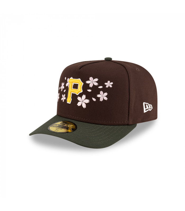 Gorra 59Fifty MLB Pittsburgh Pirates Cherry Blossom Marrón