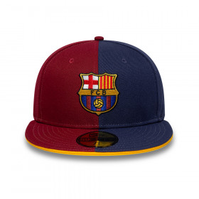 Gorra 59Fifty Futbol FC Barcelona Burdeo