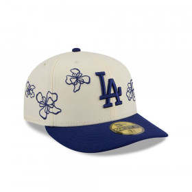 Gorra 59Fifty MLB Los Angeles Dodgers Scribble Flower Azul