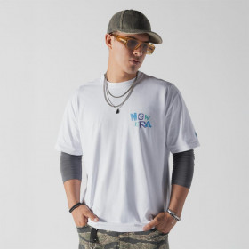 Polera T-Shirt Korea Beach Icon Blanco