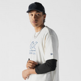 Polera T-Shirt Korea Surf Icon Blanco
