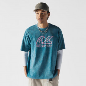 Polera T-Shirt Korea Surf Icon Azul