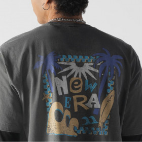 Polera T-Shirt Korea Beach Icon Negro
