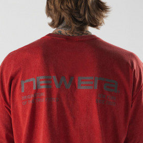 Polera T-Shirt Korea Vintage Graphic Rojo
